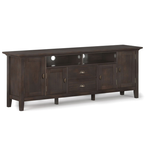 Redmond - TV Media Stand - Brunette Brown