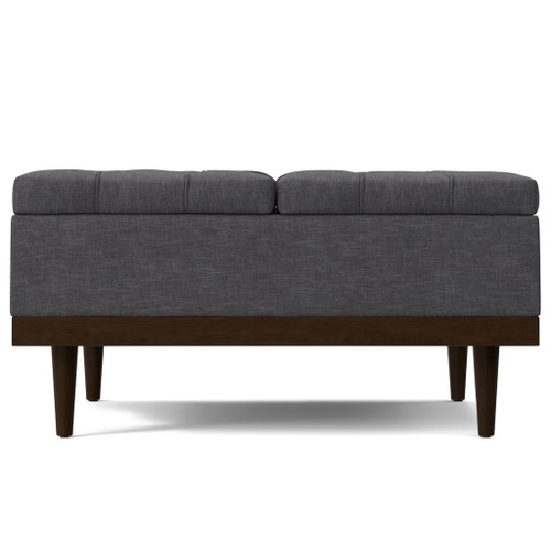 Mariah - Lift Top Table Storage Ottoman - Gray