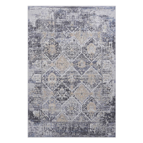 Payas - 8' X 10' Traditional Area Rug - Gray / Blue
