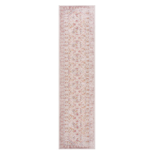 Maval - 2'6'' X 10' Washable Runner Rug - Beige