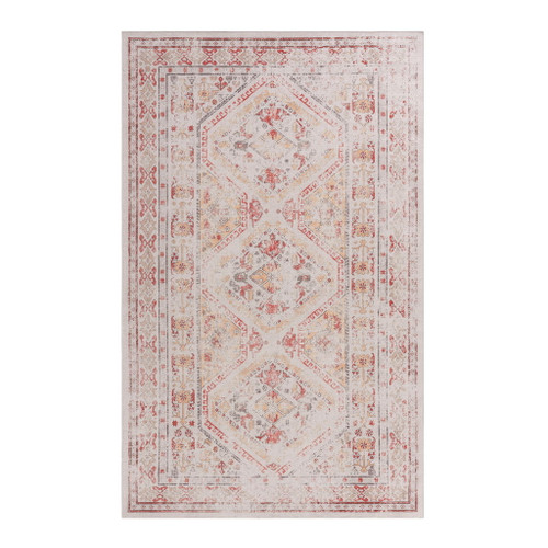 Maval - 9' X 12' Large Washable Area Rug - Beige