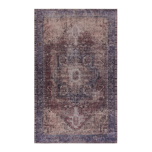 Maval - 4' X 6' Area Rug Washable - Burgundy