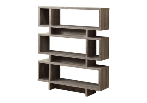 Etagere Bookcase 4 Tier For Office - Taupe