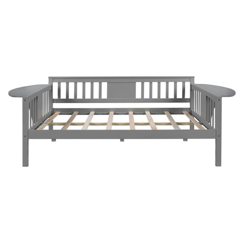 Full Size Comfort Daybed, Slat Support - Gray