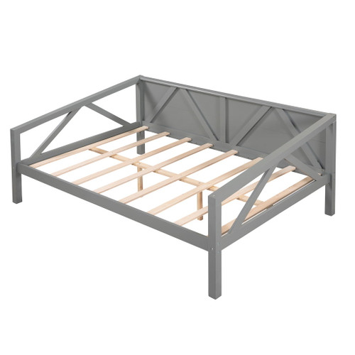 Full Size Daybed, Slat Support - Gray