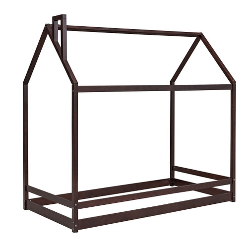 Twin Size Playhouse Bed - Espresso