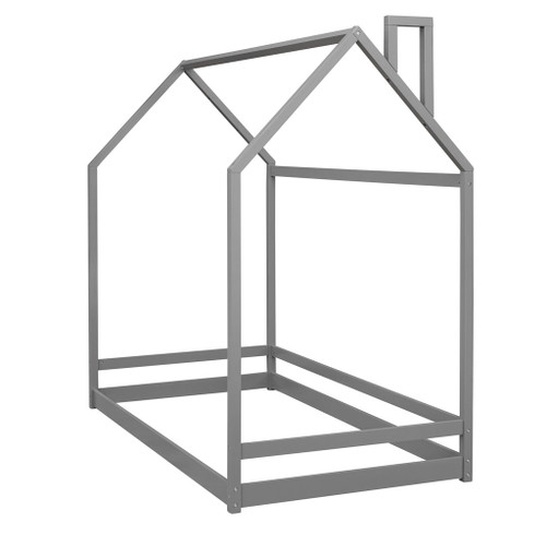 Twin Size Playhouse Bed - Gray