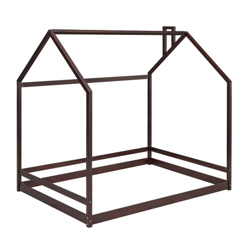 Full Size Playhouse Bed - Espresso