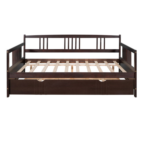 Full Size DayBed With Twin Size Trundle - Espresso