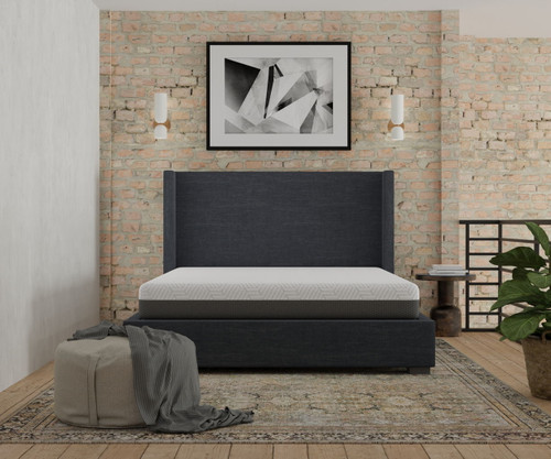 Pur Chill - 10" King Medium Firm Mattress With Phase Change Cooling Fabric - White / Gray