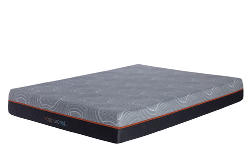 CopperCool Select - 10" King Hybrid Mattress - Gray / Charcoal