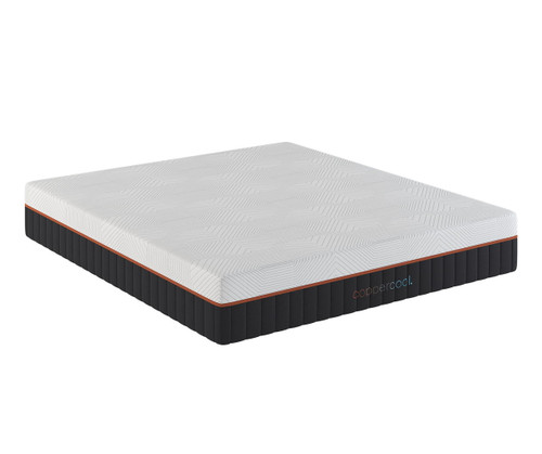 CopperCool 12" King Hybrid Memory Foam Mattress - Gray