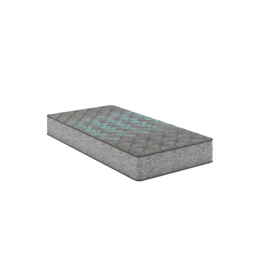 Comfort Care - 7" Queen Size, Foam Core Mattress, Medium Comfort - Gray / Blue