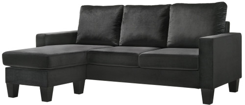 Jessica - Sofa Chaise - Black