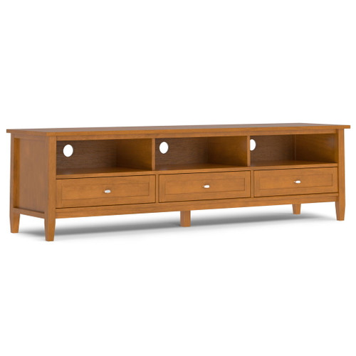 Warm Shaker - Handcrafted Low TV Media Stand