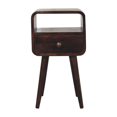 Mini Curve Open Bedside Nightstand Mini Curve Open Bedside Nightstand