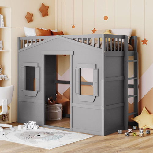House Loft Bed With Ladder House Loft Bed With Ladder