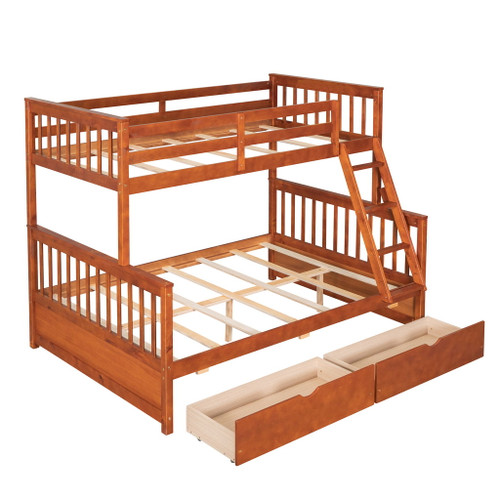 Bunk Bed With Ladders And 2 Storage Drawers Bunk Bed With Ladders And 2 Storage Drawers