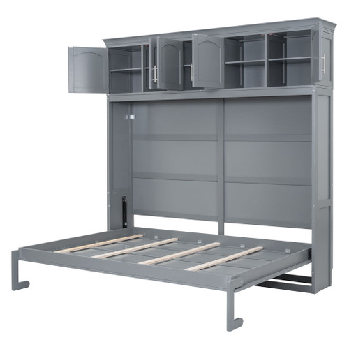 Murphy Modern Bed With Top Cabinets For Space Saving And Comfort Murphy Modern Bed With Top Cabinets For Space Saving And Comfort