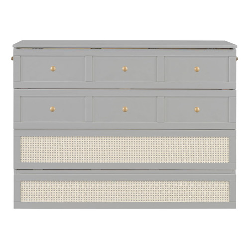 Murphy Bed With Large Drawers, Space Saving Design