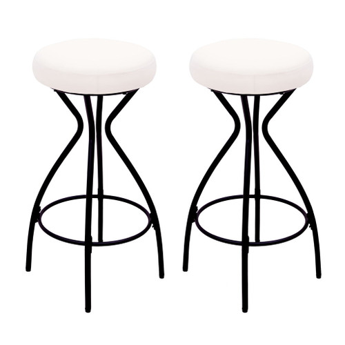 Modern Backless Bar Stools For Kitchen Island (Set of 2) Modern Backless Bar Stools For Kitchen Island (Set of 2)