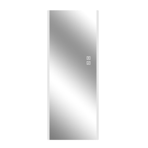 Frameless Full Length LED Mirror With 3 Color Changing Light And Explosion Proof Glass - Silver Frameless Full Length LED Mirror With 3 Color Changing Light And Explosion Proof Glass - Silver