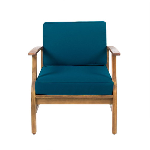 Kaleidoscope - Club Chair With Slat Paneling - Blue Kaleidoscope - Club Chair With Slat Paneling - Blue