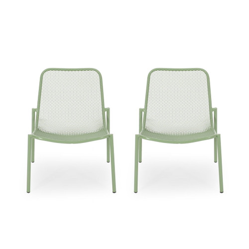 Outdoor Iron Chair With Mesh Design Outdoor Iron Chair With Mesh Design