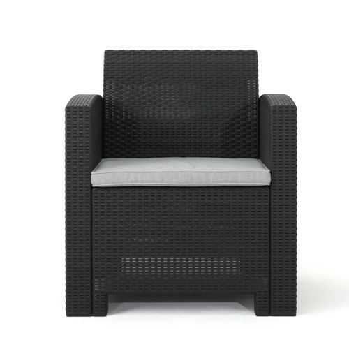 Outdoor Wicker Club Chair With Water Resistance Outdoor Wicker Club Chair With Water Resistance