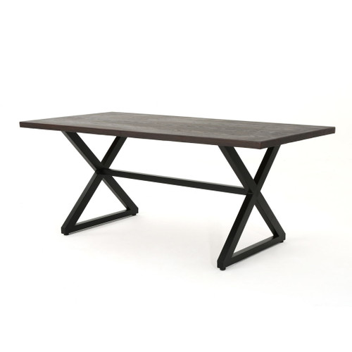 Rolando - Outdoor Aluminum Dining Table With Steel Frame Rolando - Outdoor Aluminum Dining Table With Steel Frame
