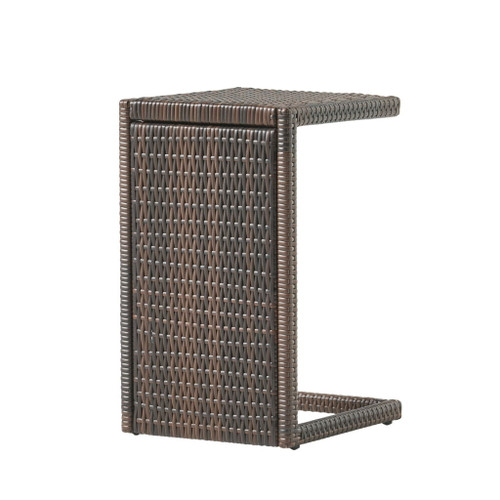 Bucharest - End Table C Shaped Side Table Rattan - Brown Bucharest - End Table C Shaped Side Table Rattan - Brown