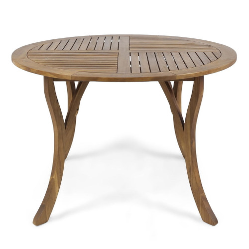 Hermosa - Outdoor Acacia Wood Table Circular Design Hermosa - Outdoor Acacia Wood Table Circular Design