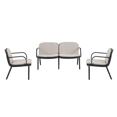 Luna - Outdoor Patio 3 Pieces Chat Set Luna - Outdoor Patio 3 Pieces Chat Set