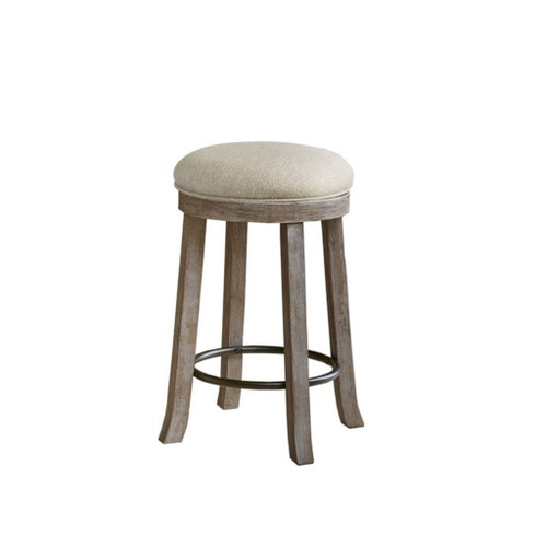 Swivel Counter Stool - Cream / Reclaimed Gray Swivel Counter Stool - Cream / Reclaimed Gray