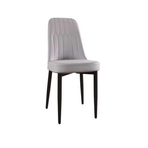 Modern Dining Chair With Cushions And Metal Legs Modern Dining Chair With Cushions And Metal Legs