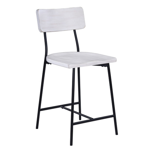 Badin - Counter Stool - White Washed Badin - Counter Stool - White Washed