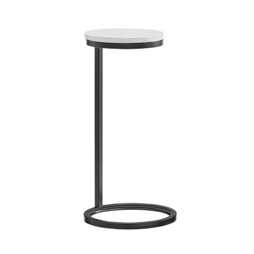 Cerro - Round Accent Table - Antique Bronze / White Marble Cerro - Round Accent Table - Antique Bronze / White Marble