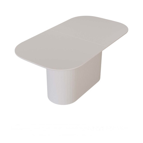 Modern Dining Table With Vertical Striped Legs Modern Dining Table With Vertical Striped Legs