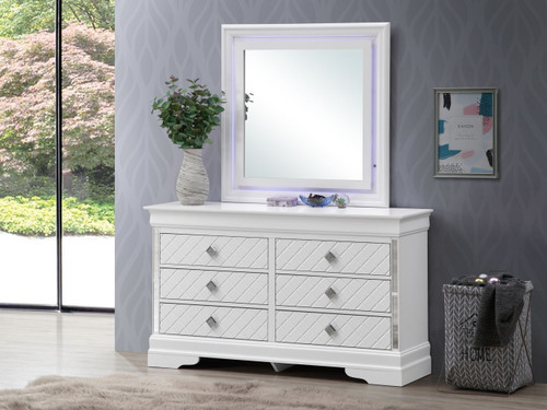 Verona - Stylish Dresser - Silver Champagne Verona - Stylish Dresser - Silver Champagne