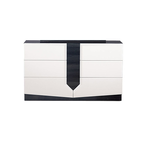 Vios - Zebra High Gloss Dresser - White Vios - Zebra High Gloss Dresser - White