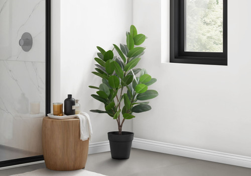 28" Tall, Artificial Plant, Garcinia Tree, Indoor, Faux, Fake, Floor, Greenery, Potted, Real Touch, Decorative - Green / Black 28" Tall, Artificial Plant, Garcinia Tree, Indoor, Faux, Fake, Floor, Greenery, Potted, Real Touch, Decorative - Green / Black