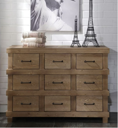 Adams - Anqtique Dresser - Brown Oak Adams - Anqtique Dresser - Brown Oak