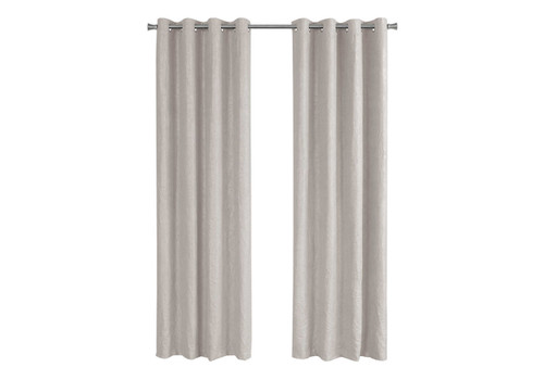 2 Pieces Set, Curtain Panel, Room Darkening, Grommet, Contemporary & Modern 2 Pieces Set, Curtain Panel, Room Darkening, Grommet, Contemporary & Modern