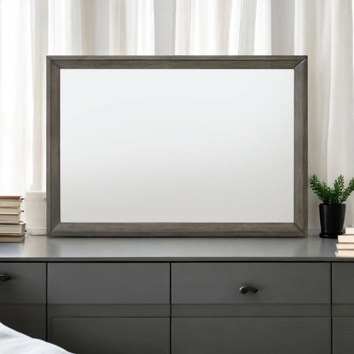 Escher - Mirror - Gray / Oak Escher - Mirror - Gray / Oak