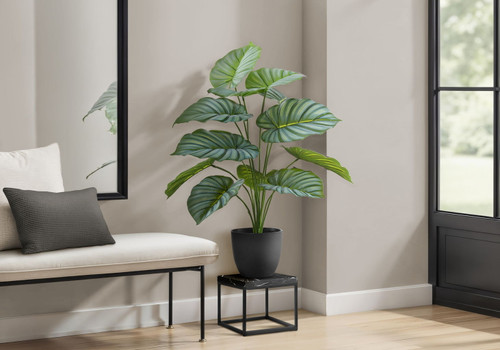 24" Tall, Artificial Plant, Calathea, Indoor, Faux, Fake, Table, Greenery, Potted, Real Touch, Decorative - Green / Black 24" Tall, Artificial Plant, Calathea, Indoor, Faux, Fake, Table, Greenery, Potted, Real Touch, Decorative - Green / Black