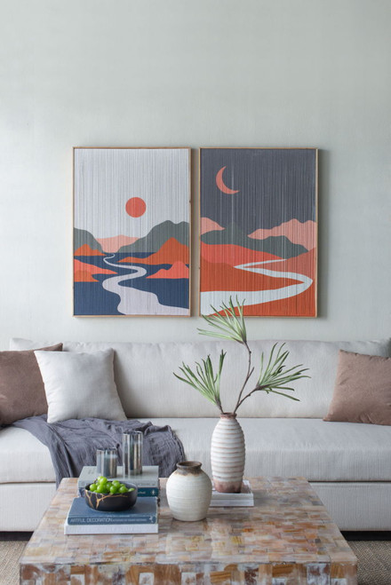 Rectangular Tassel Print Wall Art, Home Decor For Living Room Bedroom Office Hallway - Multicolor Rectangular Tassel Print Wall Art, Home Decor For Living Room Bedroom Office Hallway - Multicolor