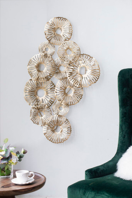 Iron Wall Art - Gold Iron Wall Art - Gold