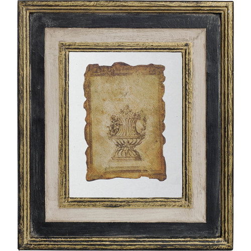 Lucian - Stylish Framed Antiqued Sculpture Print Lucian - Stylish Framed Antiqued Sculpture Print