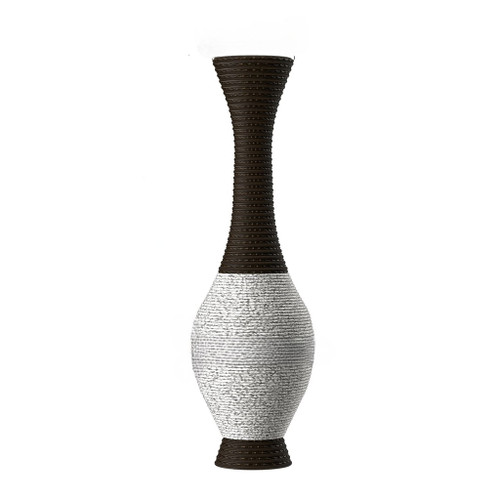 Tall Designer Floor Vase With Elegant 2 Tone Tall Designer Floor Vase With Elegant 2 Tone
