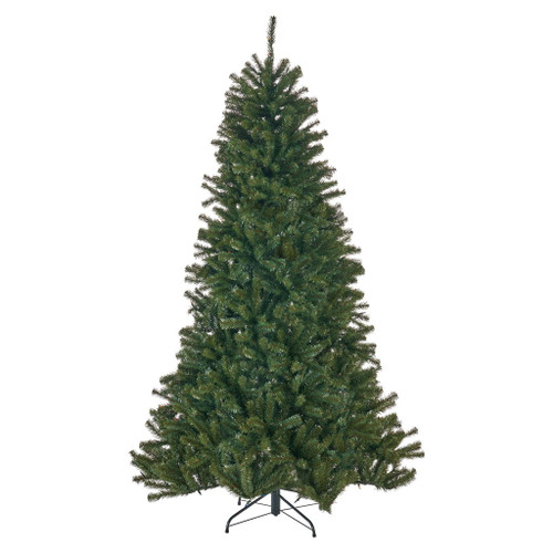 7' Noble Hinged Christmas Tree With 500 Multilights - Green 7' Noble Hinged Christmas Tree With 500 Multilights - Green